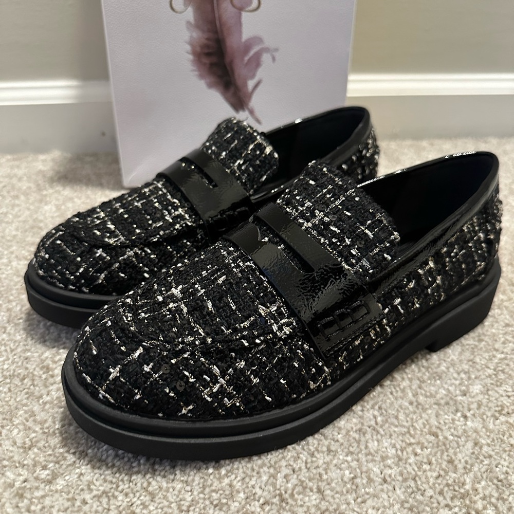 Jessica Simpson Tweed Loafers